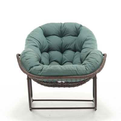 Fauteuil à bascule d'extérieur pour véranda, salon, terrasse, jardin