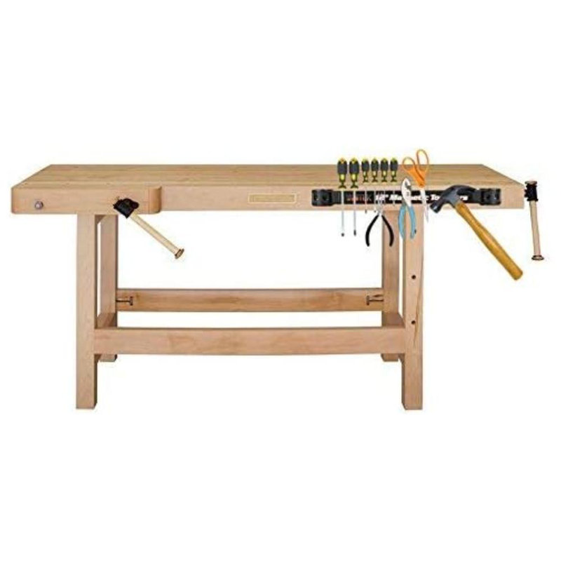 12" Magnetic Tool Holder Strip - A Tool Magnet Bar For Garage Organization, Shop Organization, And Workbench Accessories, Best Father's Day Gift, Easy To Install In Workshop, Mounting Screws Included.