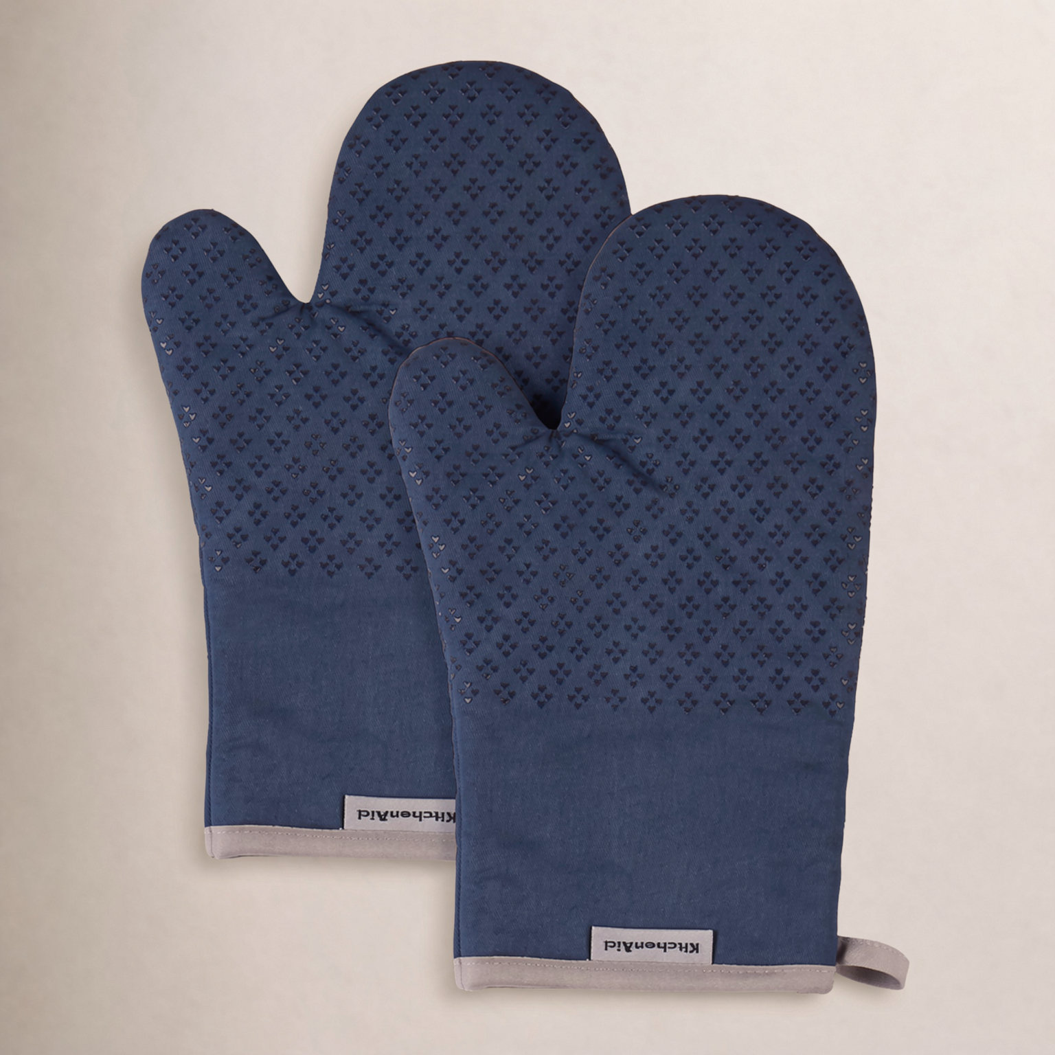 KitchenAid Asteroid Oven Mitt, Blue Willow