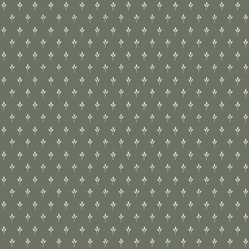 Charm Wallpaper, Taupe/Pine