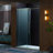 WOODBRIDGE Frameless Single Sliding Shower Door, 56-60" Width x 80"Height with 3/8"(10mm) Clear Tempered Glass-116272828