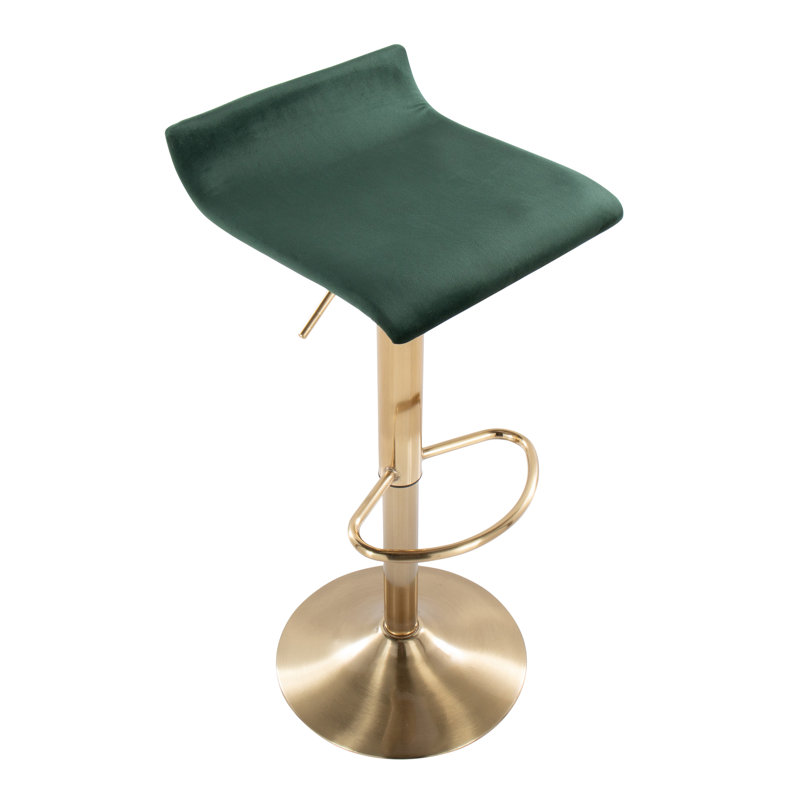 Tabouret pivotant à hauteur réglable, Vert