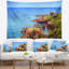 Paysage, roches de l'Estérel, plage, tapisserie de la côte-28491844