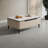 Cream wind rectangular rock slab coffee table-110431461-110431464