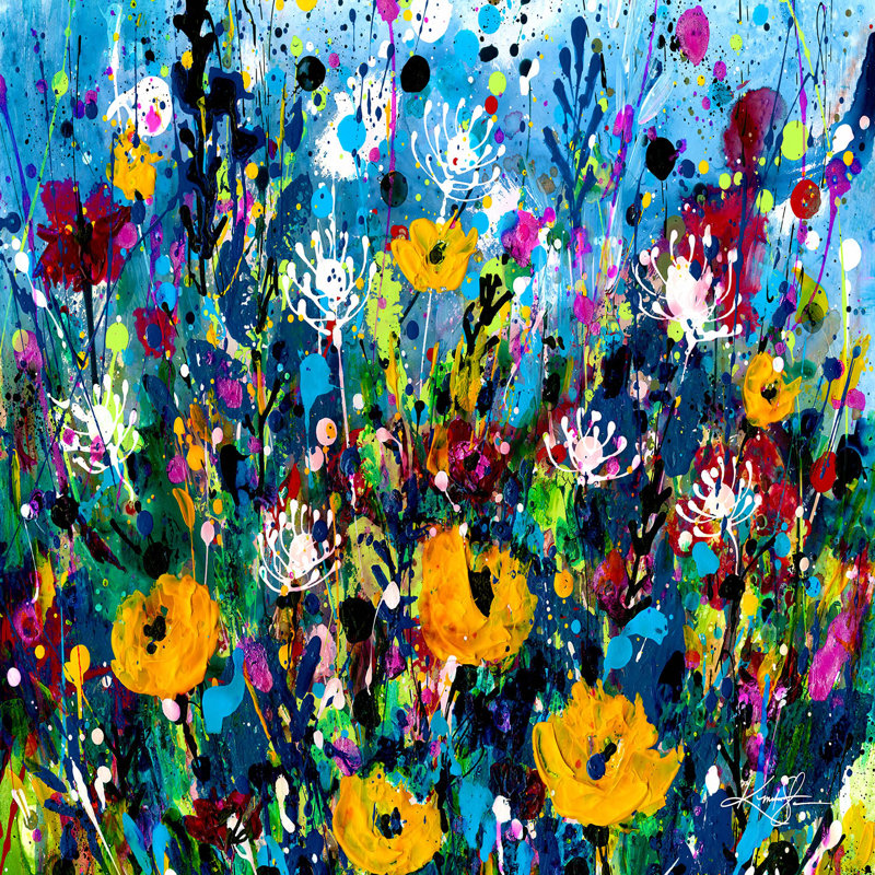 Ensemble de housse de couette DiaNoche en microfibre par Kathy Stanion - Meadow Magic 2