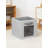 Foldable Fabric Storage Cubes With Clear Window And Handles, 11 Inch Decorative Organizer Bins For Shelves, Closet, And Home Organization, Set Of 10-1487130463-1487130432-1487130438