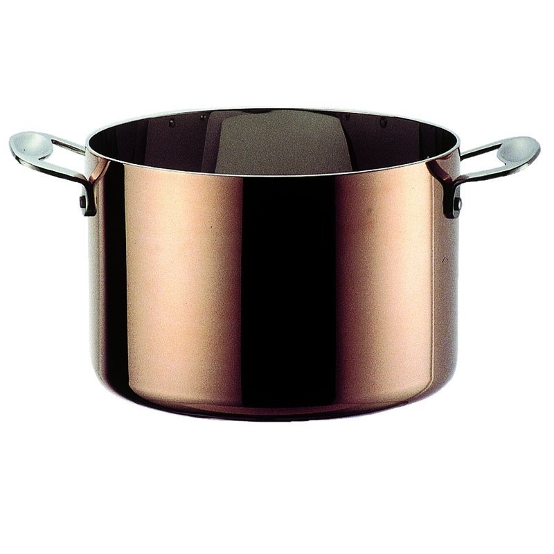 Toscana Deep Pot with Lid 9.45" - 12 Pieces - Copper