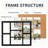 Picture Frame Collage For Wall Decor, Multiple Photo Collage Frames With Tempered Glass, 7 Opening For Picture Frames.(Rustic Black)-498838534