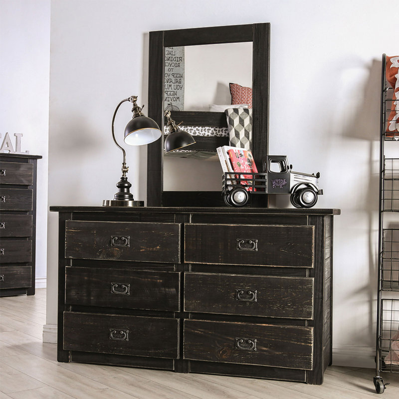 Commode double 6 tiroirs Angelinah