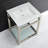 Quadras Ceramic Rectangular Console Bathroom Sink with Overflow-49617705-49610565