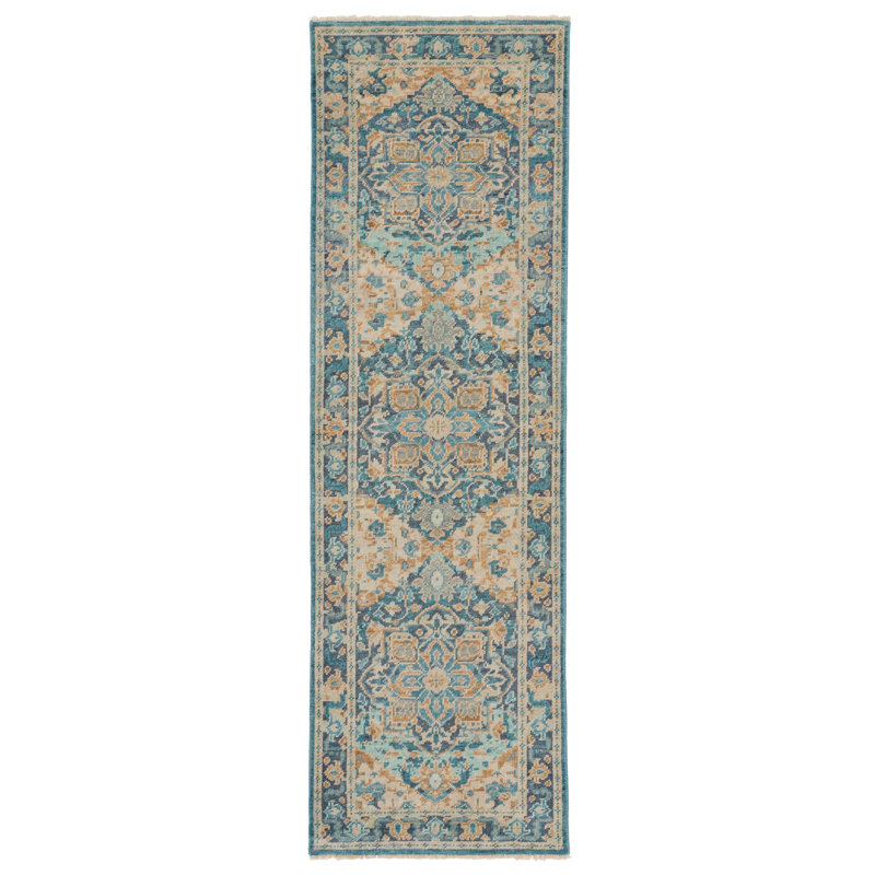 Inspirit Handmade Wool Oriental Area Rug, Runner 2'6" x 8'