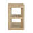 Tan Chairside Table