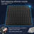 12 Inch Rain Shower Head, Square Ultra Thin 304 Stainless Steel High Pressure Shower Head Waterfall Full Body Coverage Waterfall Shower Head