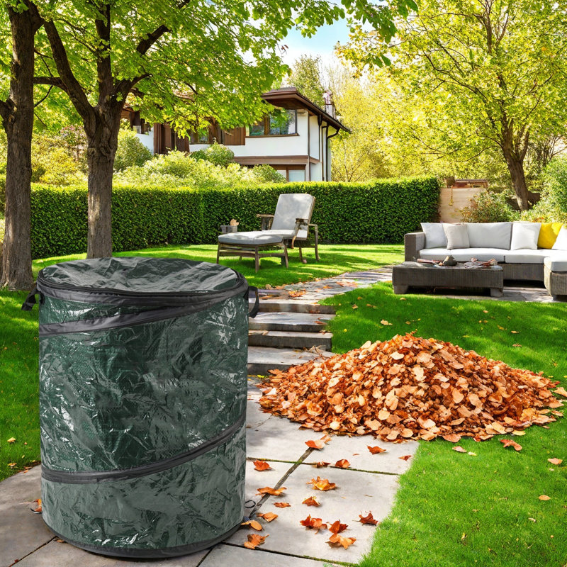 Poubelle pliante d'extérieur 29,5 gallons