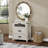 Vita 27.5" W 3-Drawer Weathered Finish Dresser with Metal Slides -98711794