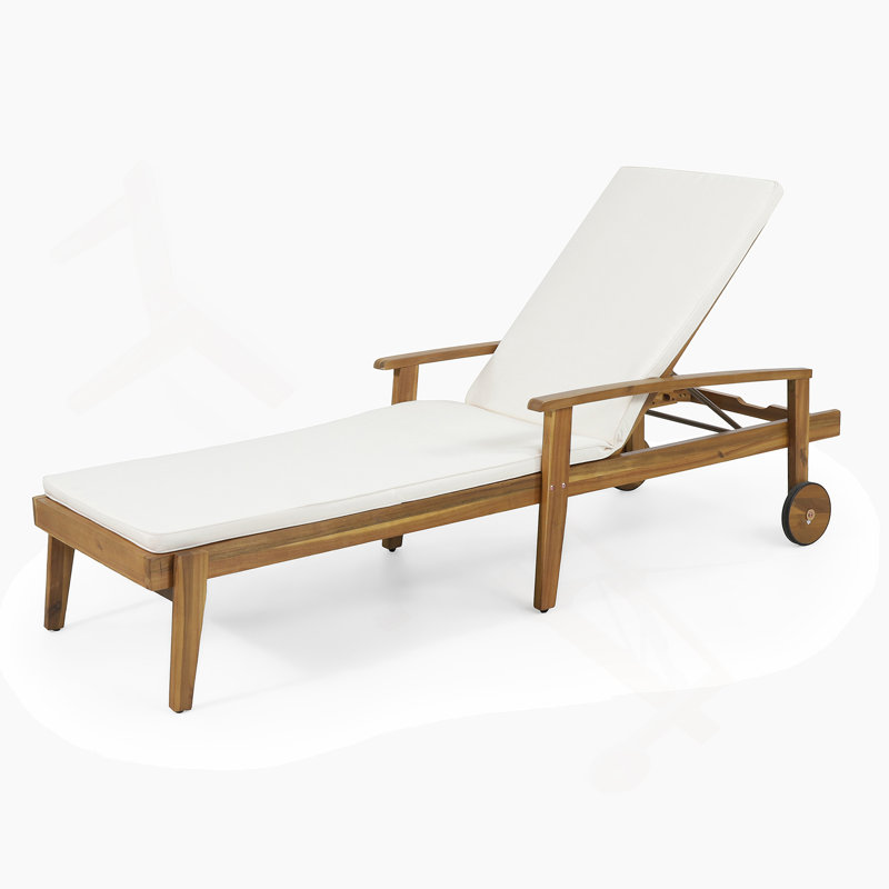 Chaise longue Jason, Teck, Teck