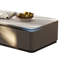 Table basse simple en cuir italien