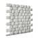Florida 12" x 12" Natural Stone Linear Pebble Mosaic Wall Tile