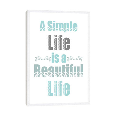 A Simple Life by Kimberly Allen - Print on Canvas