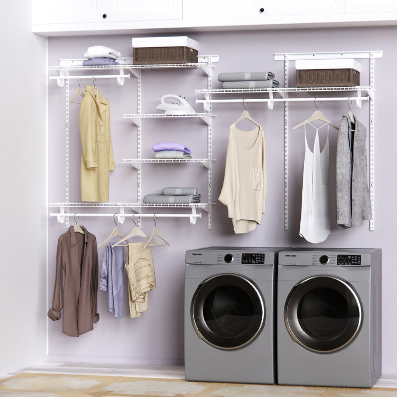 Adjustable ShelfTrack 3m Wide Closet System