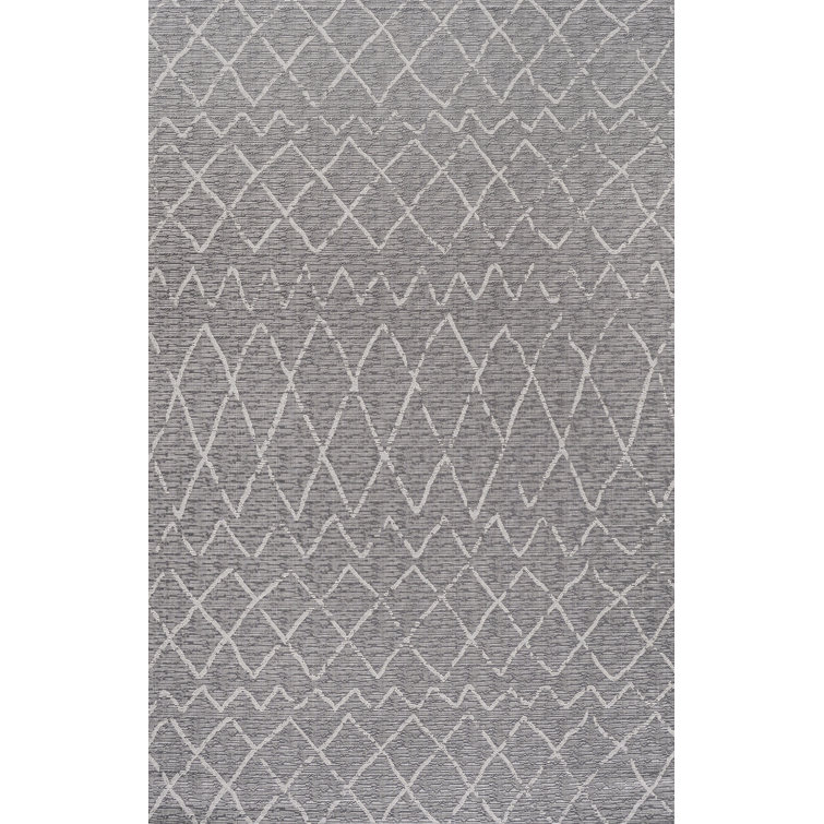 Harpa Moroccan Trellis Gray/Cream Indoor/Outdoor Rug