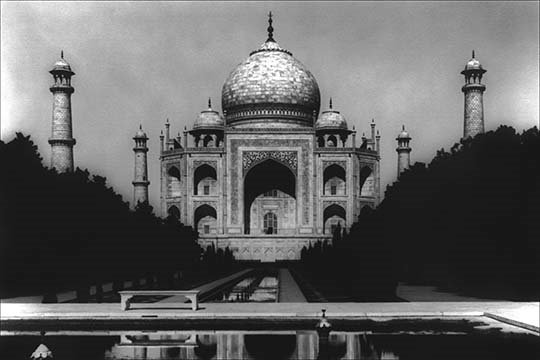 The taj mahal-reproduction de photo, H 20 po x l 30 po x P 1,5 po