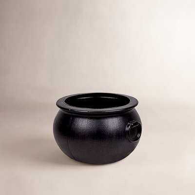 Plastic Cauldron Halloween Bucket Accent