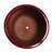 Modern Bean Paste Red Ceramic Flowerpots For Outdoor Spaces - With Root- Drainage 3 Garden Frost- And Glossy Finish-1673336202