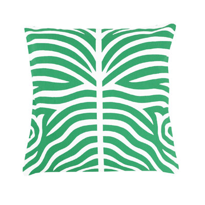 Xandra Animal Print Cotton Reversible Throw Pillow