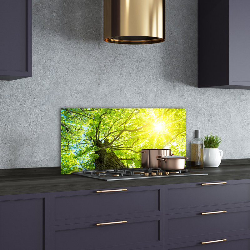 Lisvet 50cm W x 100cm L Glass Peel and Stick Panel
