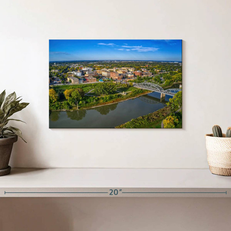 North Dakota, 8" H x 12" W