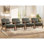 Chaise d'appoint rembourrée de 25,78 po de largeur Mid-Century avec coussin supplémentaire Cashel (ensemble de 4)