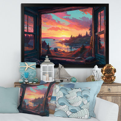 " Window View Of Lake II "