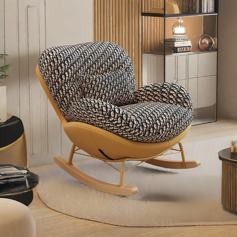 Corrigan Studio® Modern Upholstered Rocking Chair | Wayfair