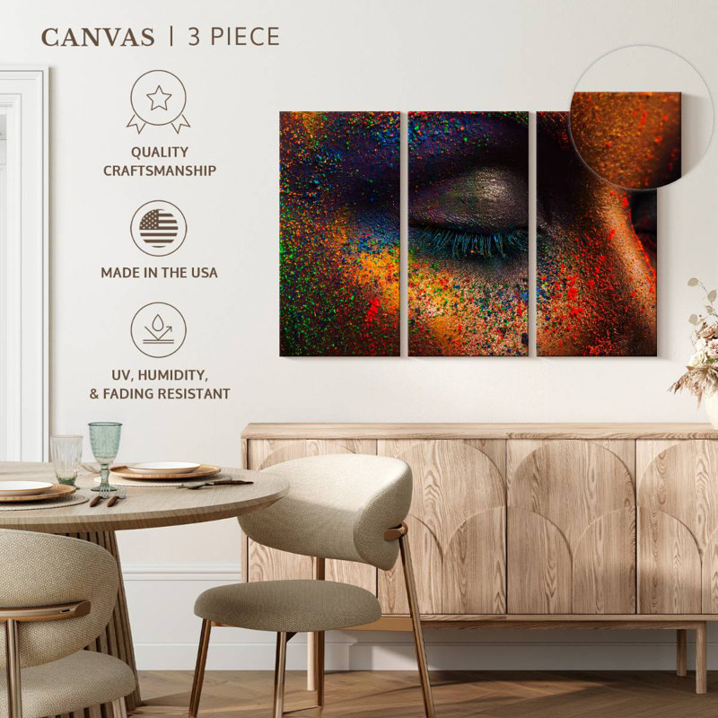 Shuttleworth Creative Speckled Makeup, 36" H x 57" W