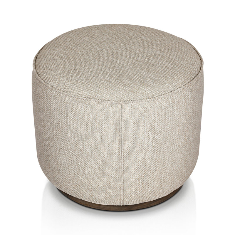 Sinclair Outdoor Ottoman, Ramiro Ecru