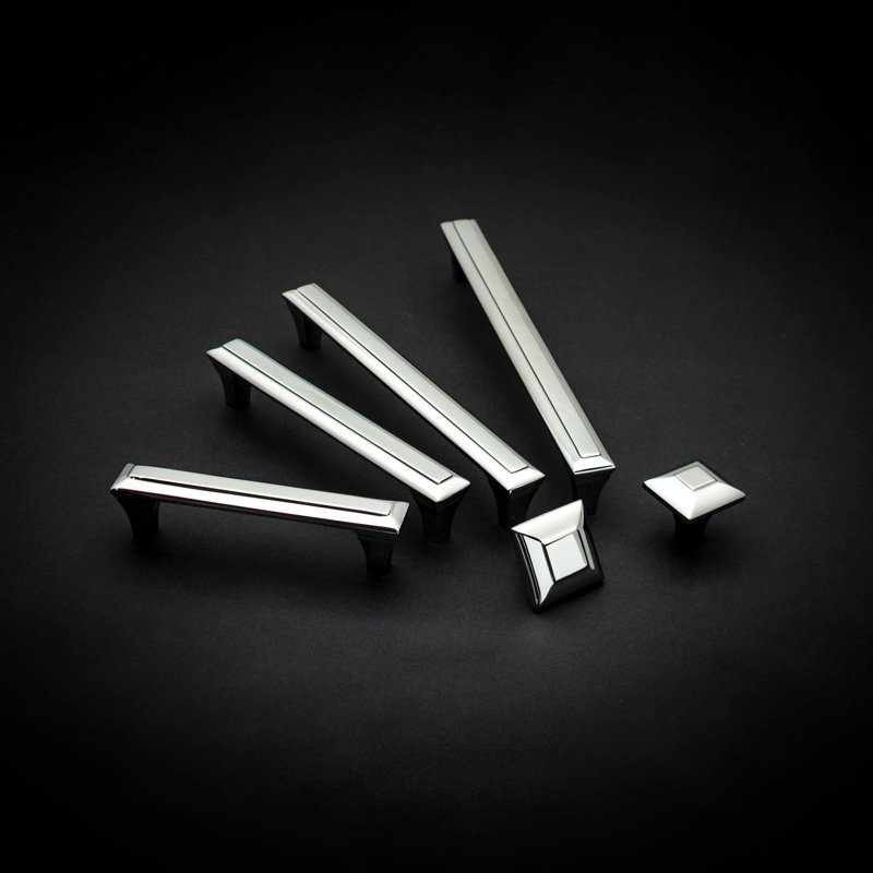 Alston 1 5/16" Length Square Knob, Brushed Satin Nickel