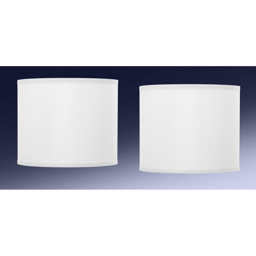 10'' H Fabric Drum Lamp Shade (Set of 2) Medallion Lighting