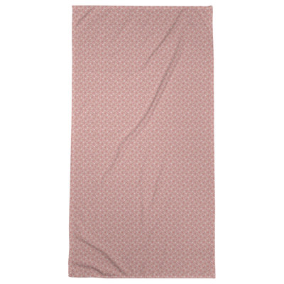 Serviette de bain hexagonale classique en treillis