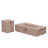 Outdoor 48.2" Rectangular 50,000 BTU MGO Fire Pit With Tank Holder  