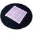LACE TOPPER WITH PLAIN ROUND Calijah Solid Colour Tablecloth set-1638498792