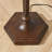 Beige + Nut-brown Fabric + Solid Wood Free form Floor Lamps
