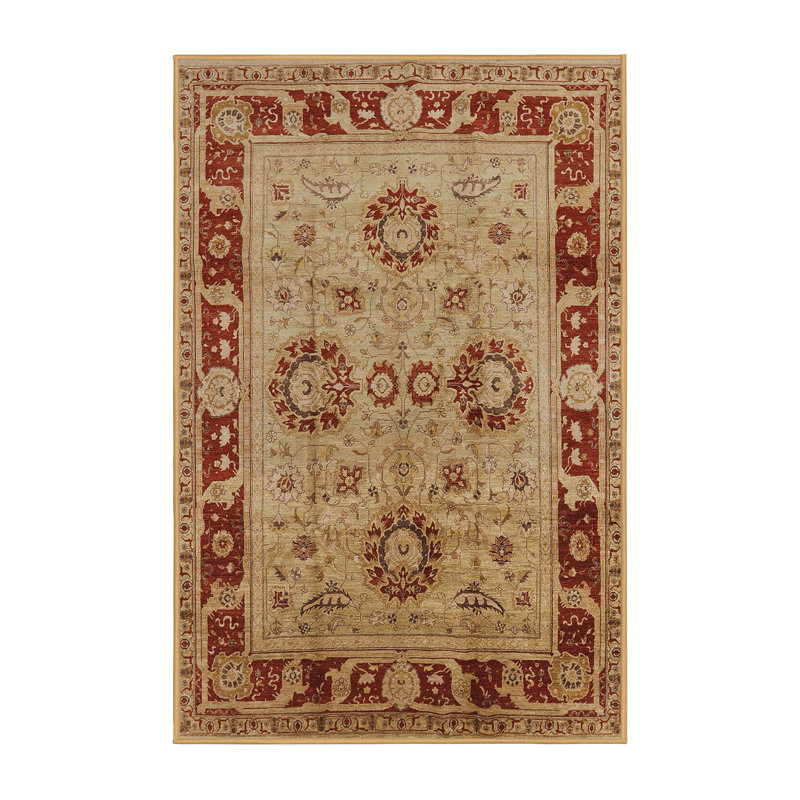 Tapis oriental brun / rouge Styrkar, Rectangle 7 pi x 10 pi