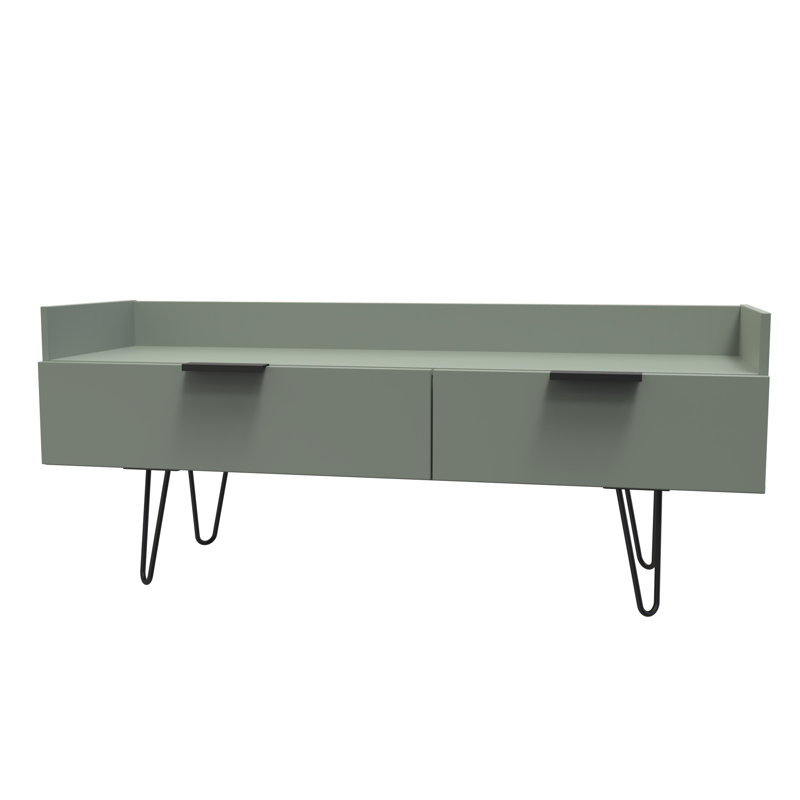 Taeyah 2 Drawer TV Unit, Green
