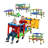 Buildable Play Structure Set with Wheels, Indoor and Outdoor