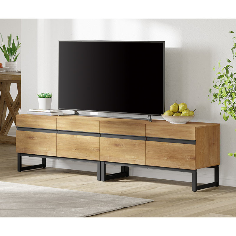 Crédence de rangement l 70,9 po Aadam, Bois de chêne