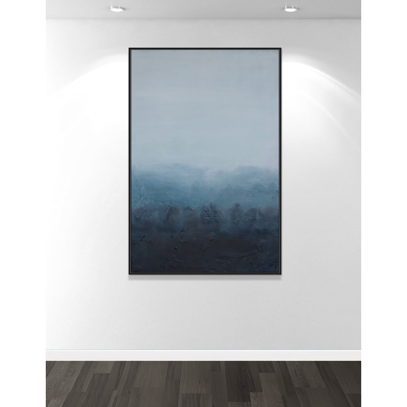 Elemental I Print by S.H. Khan, Black Floater, 41.5'' W x 61.5'' H