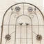 Paquet de 2 treillis de jardin en métal 71 po x 19,7 po antirouille pour plantes grimpantes support de fleurs extérieur brun