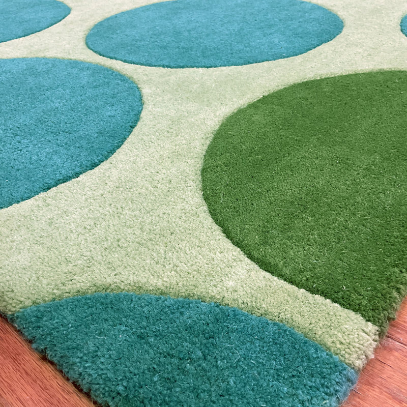 Wool Polka Dots Indoor Rug