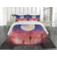  Ensemble de couvre-lit / couvre-lit 3 pièces en microfibre bleu marine
